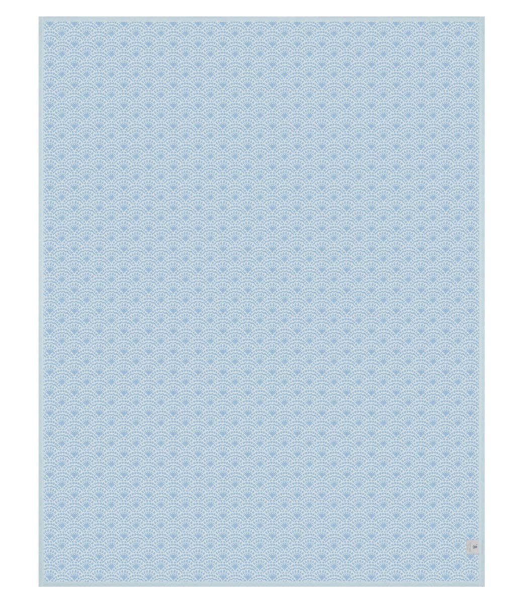 Seaside Scallops Fog ChappyWrap Blanket