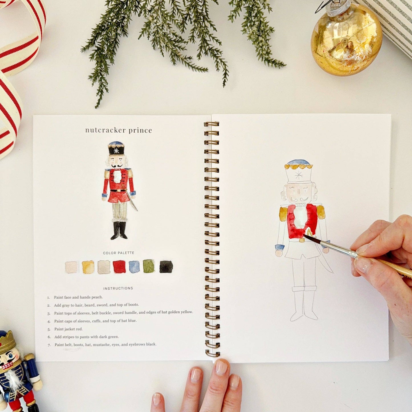 Emily Lex Studio Nutcracker Watercolor Workbook