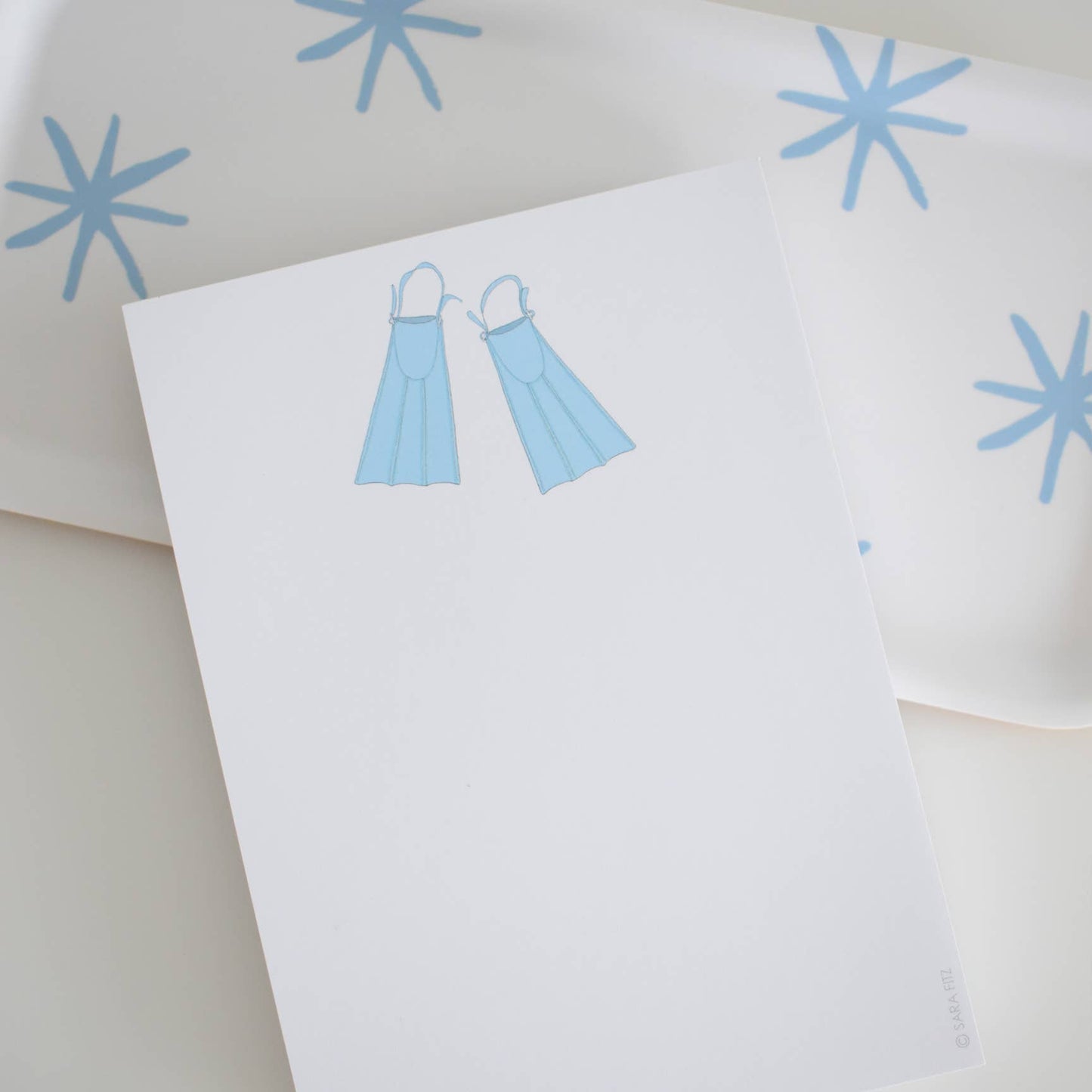 Swim Fins Notepad