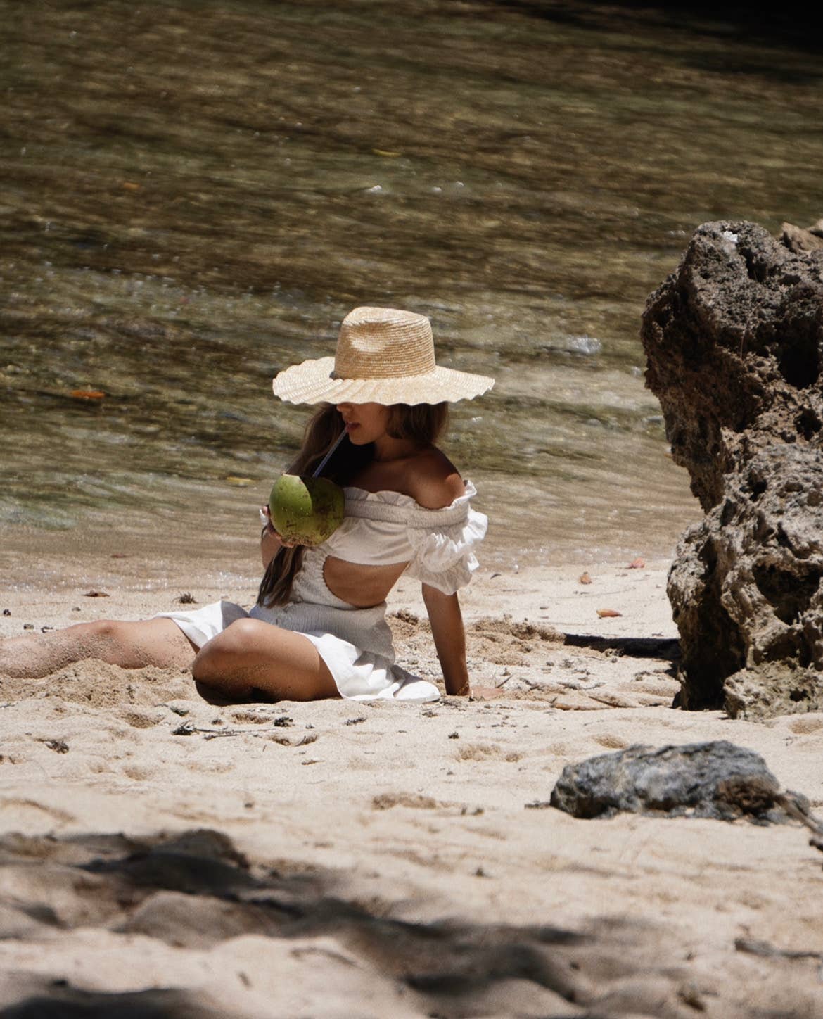 Nalu Wide Brim Straw Hat