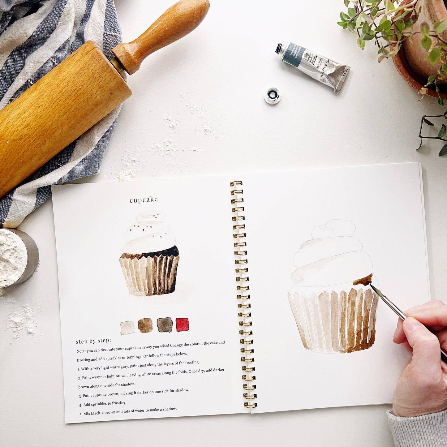 Emily Lex Studio Baking Watercolor Workbook