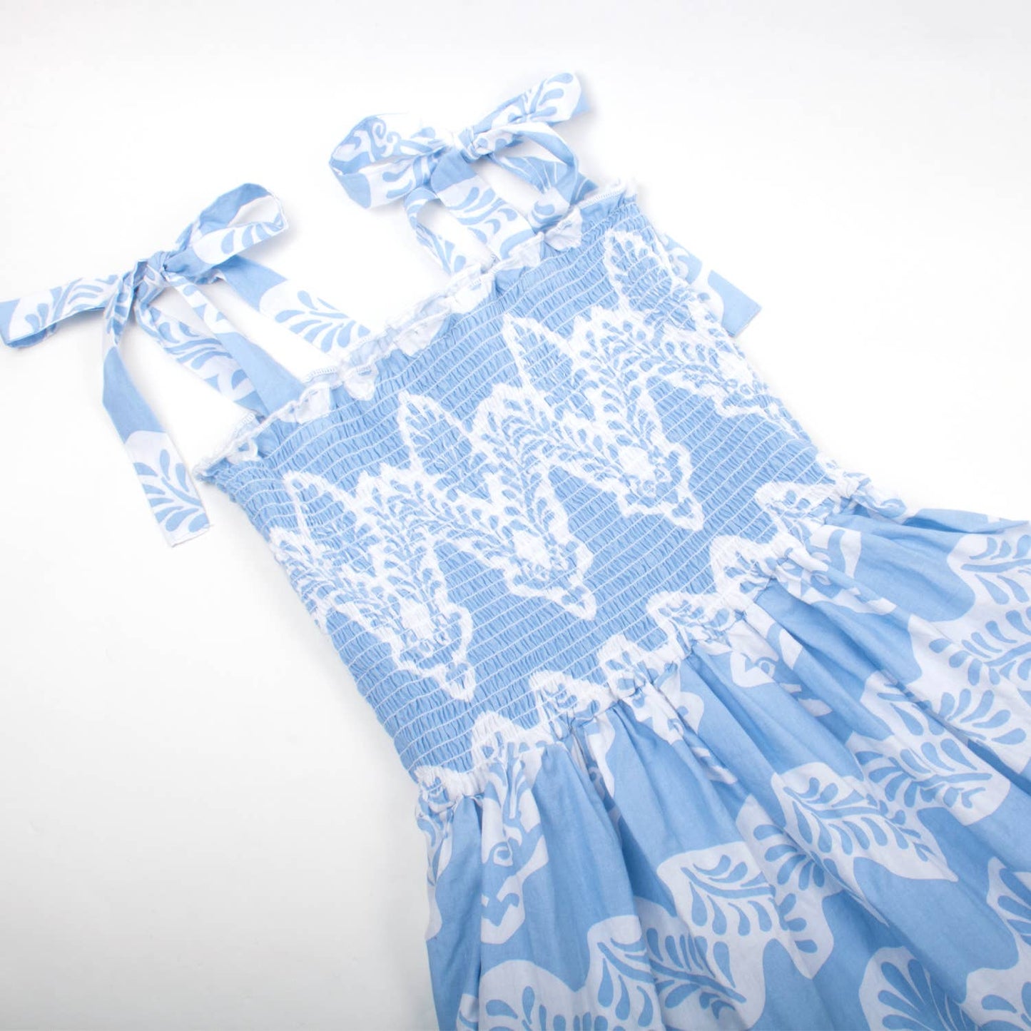 Carolina Tie Top Smocked Dress