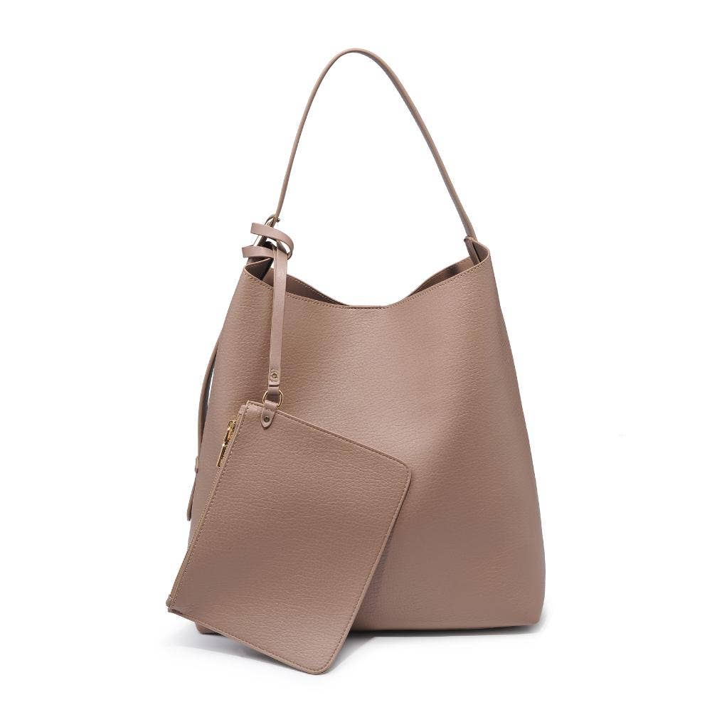 The Daily Hobo Tote in Taupe