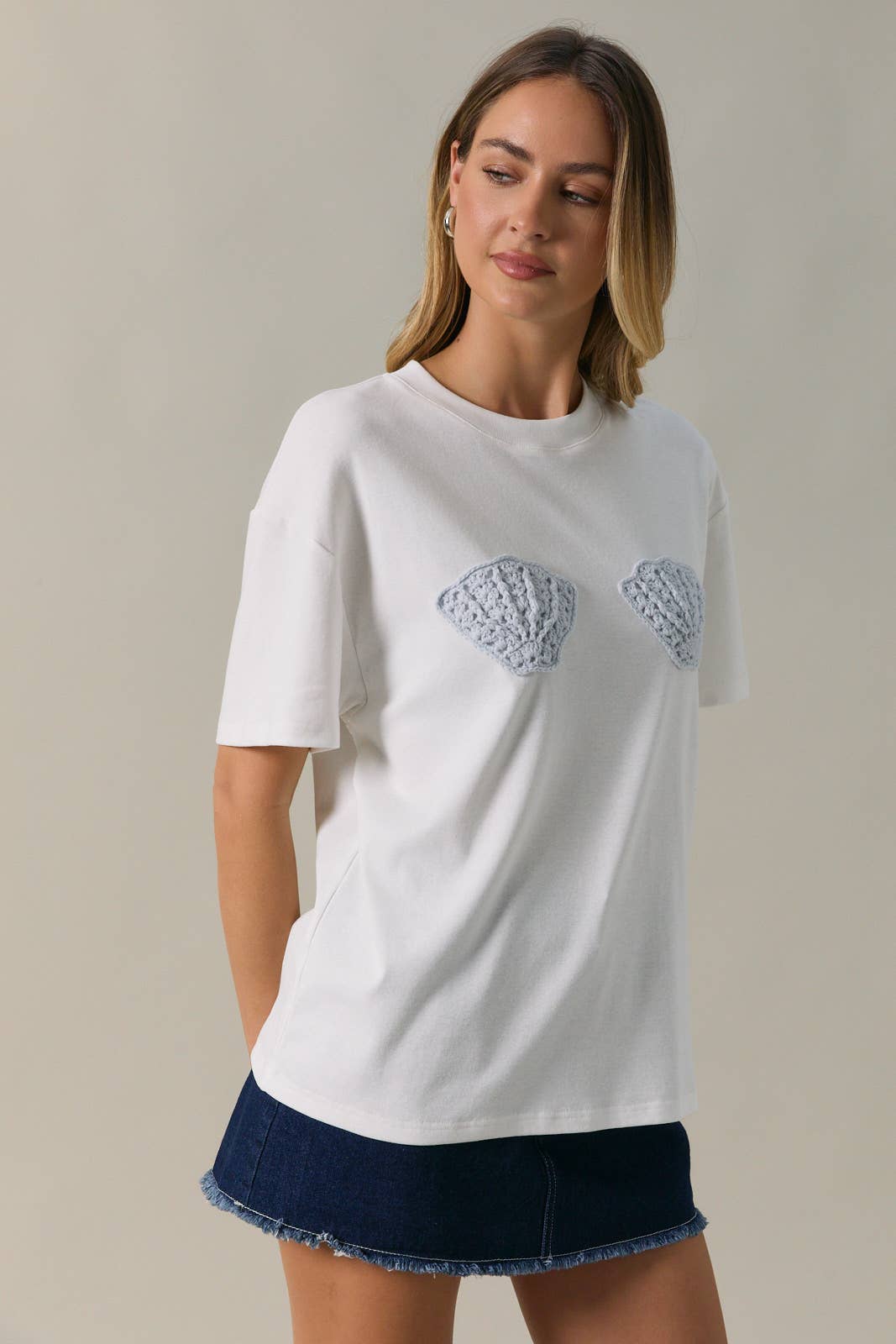 Shell Patch Tee