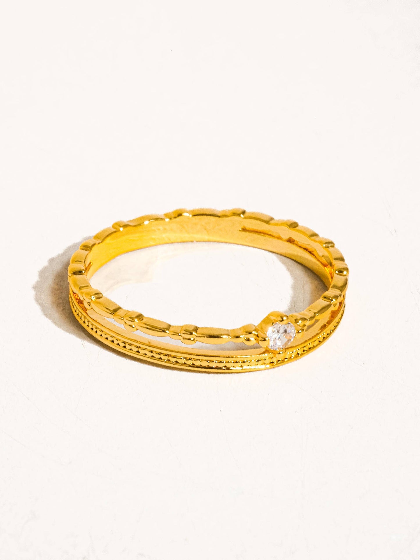 Cornelia Gold Delicate Layered Ring