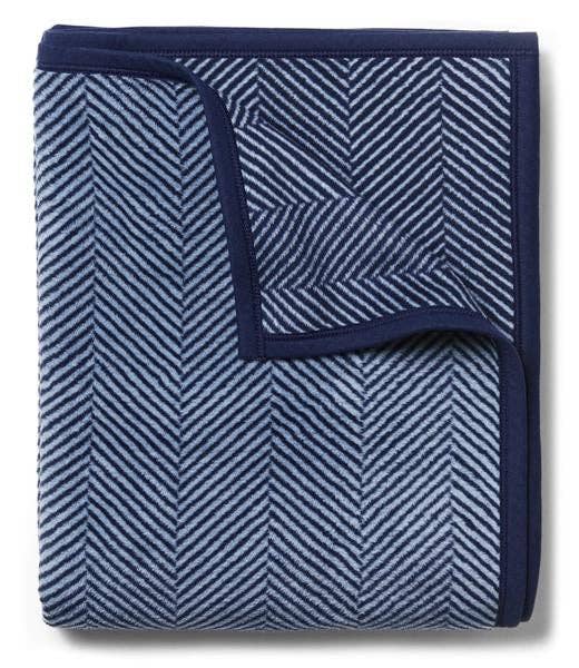 Harborview Herringbone Navy ChappyWrap