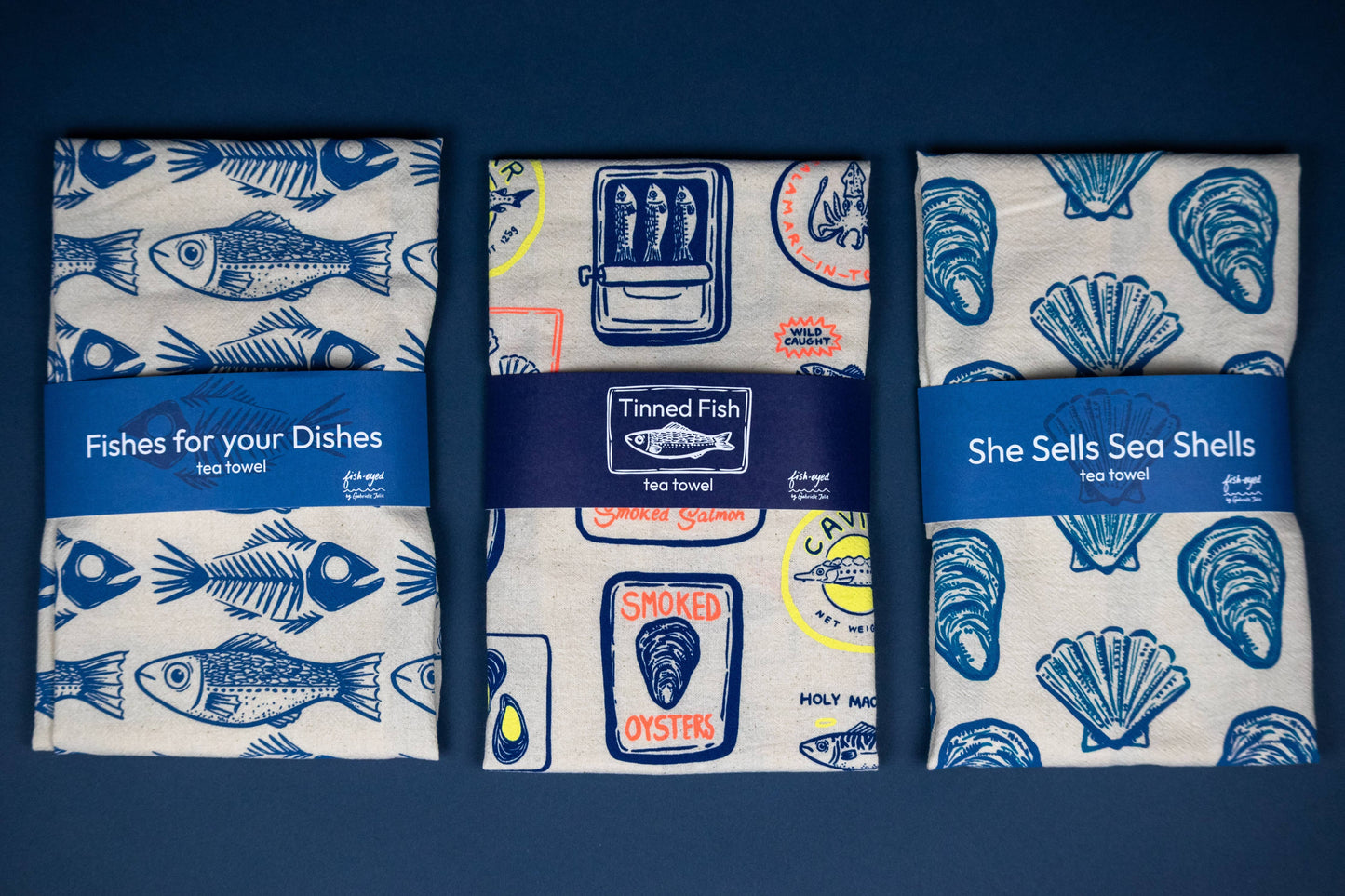 Tinned Fish Tea Towel