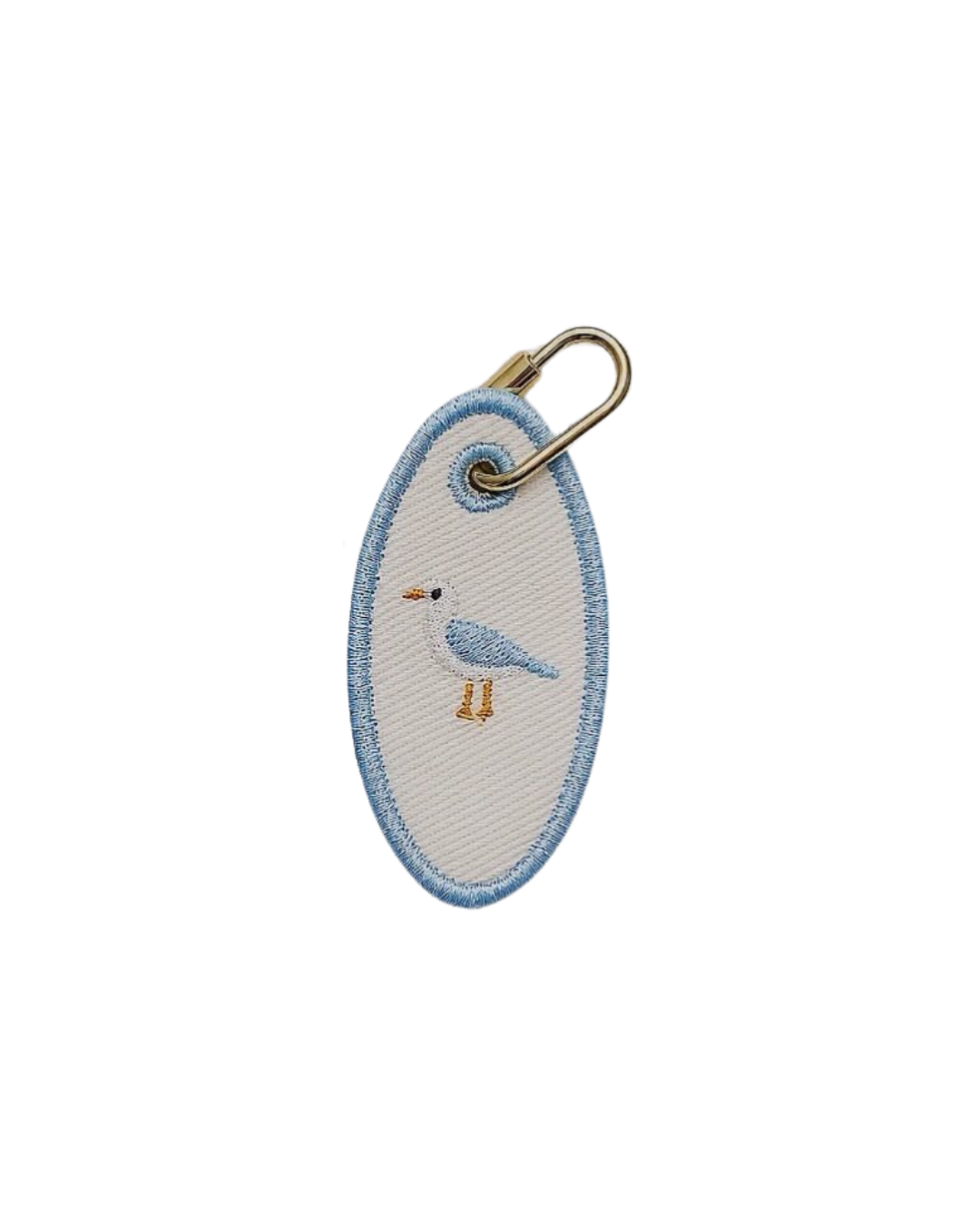Seagull Embroidered Bag Charm