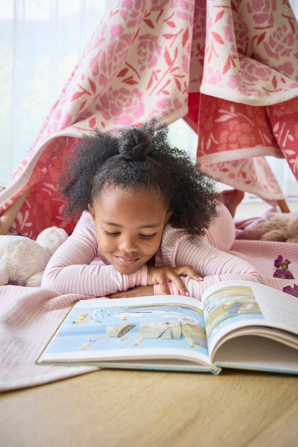 Peony Petals ChappyWrap Blanket