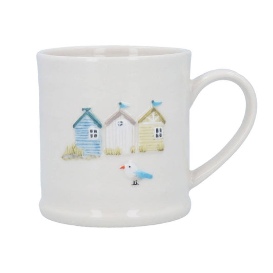 Beach Huts Stoneware Mug