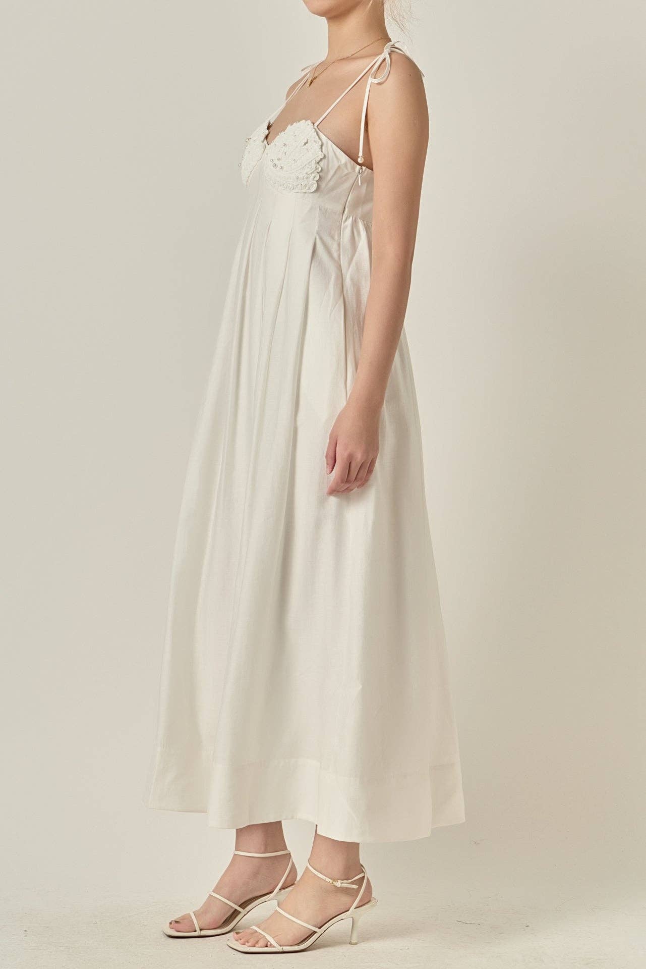 Pearl Seashell Maxi Dress