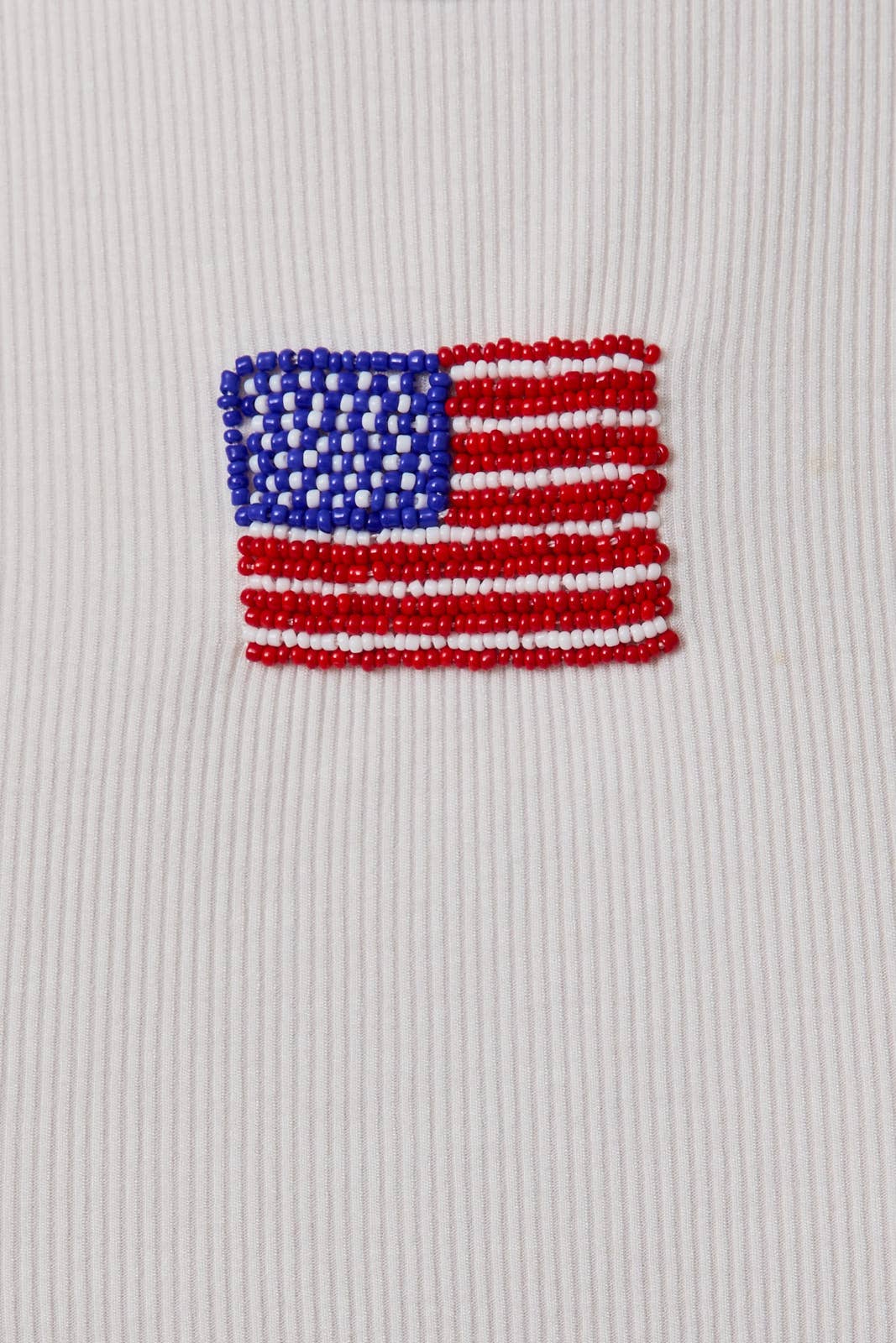 American Flag Beaded Tank