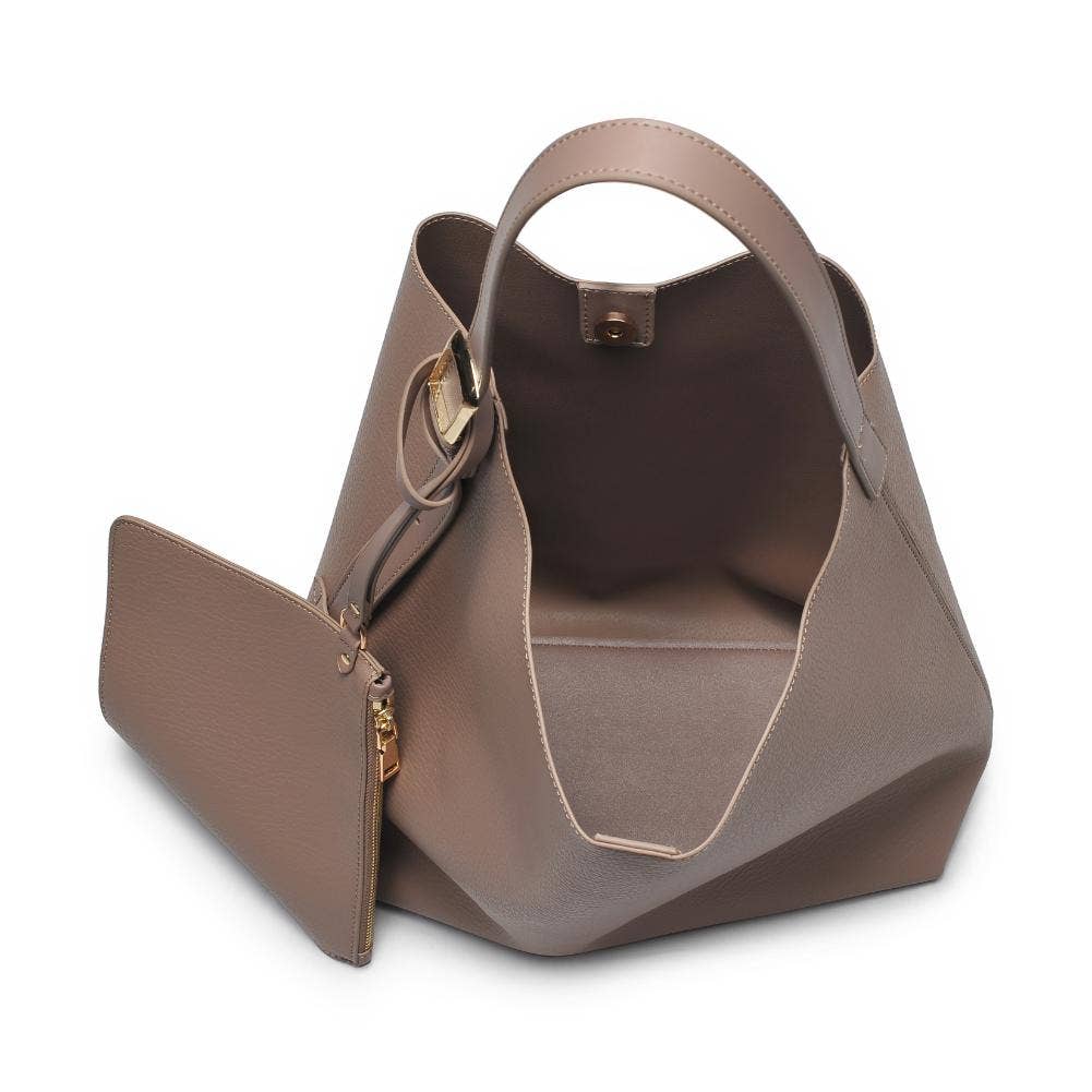 The Daily Hobo Tote in Taupe