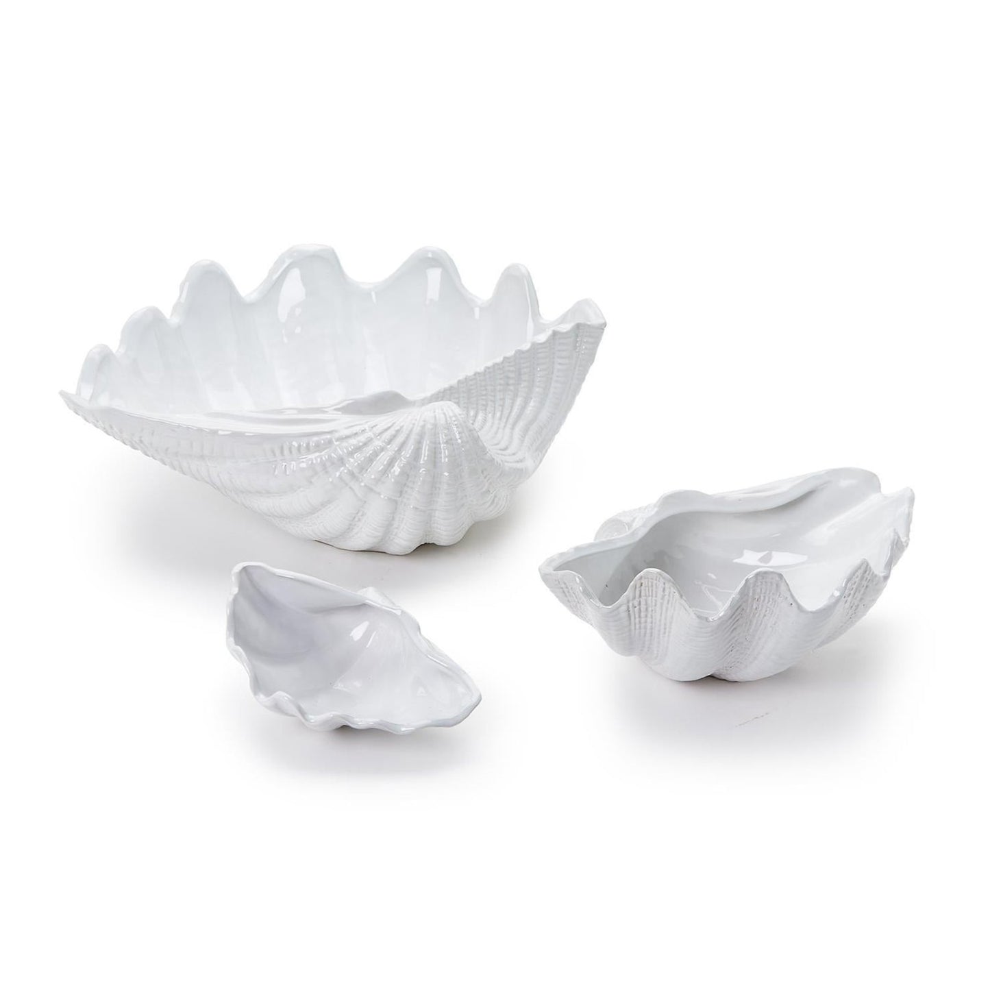 Fluted Clam Shell Bowl