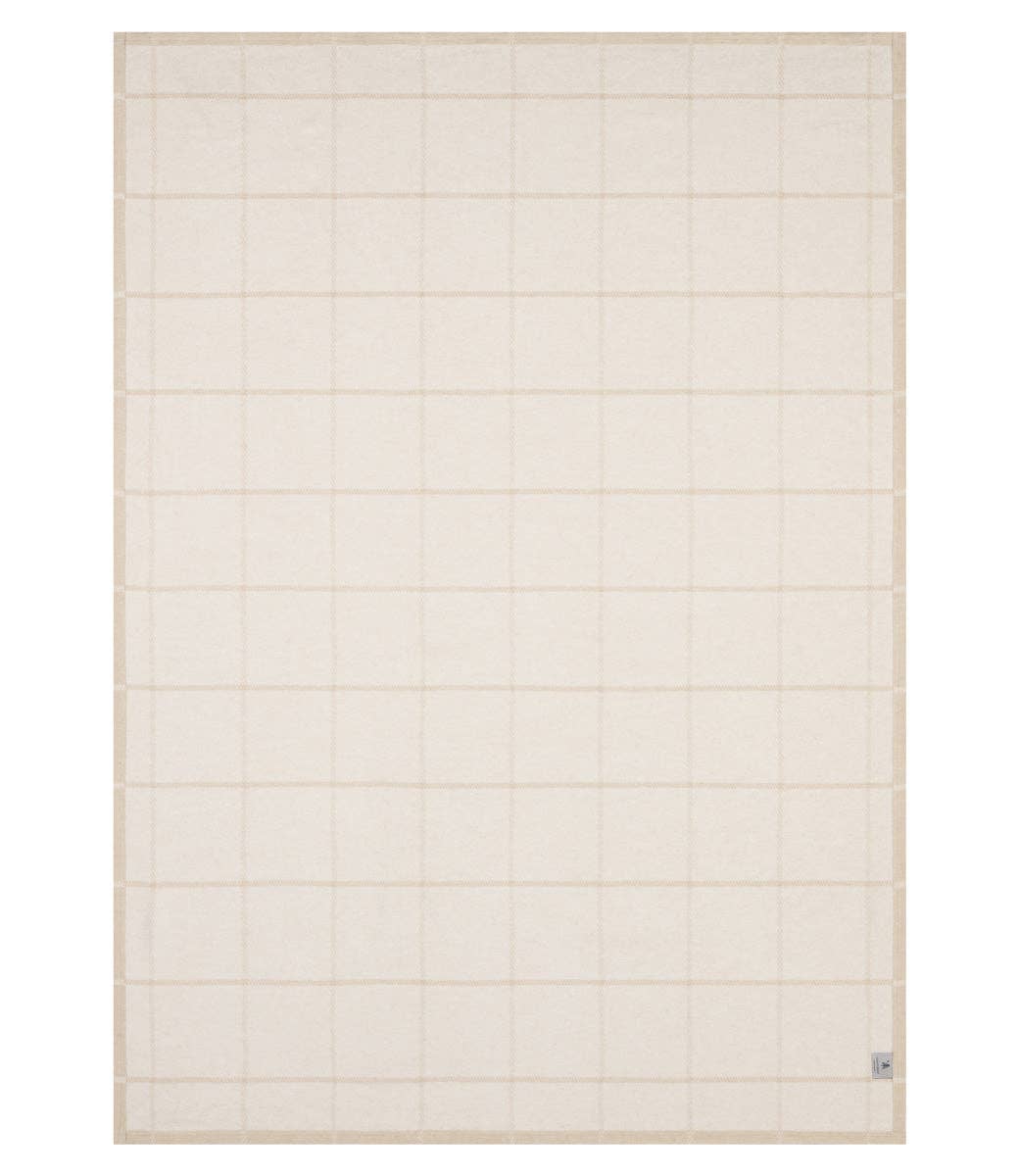 Windowpane Wheat Lightweight ChappyWrap Blanket