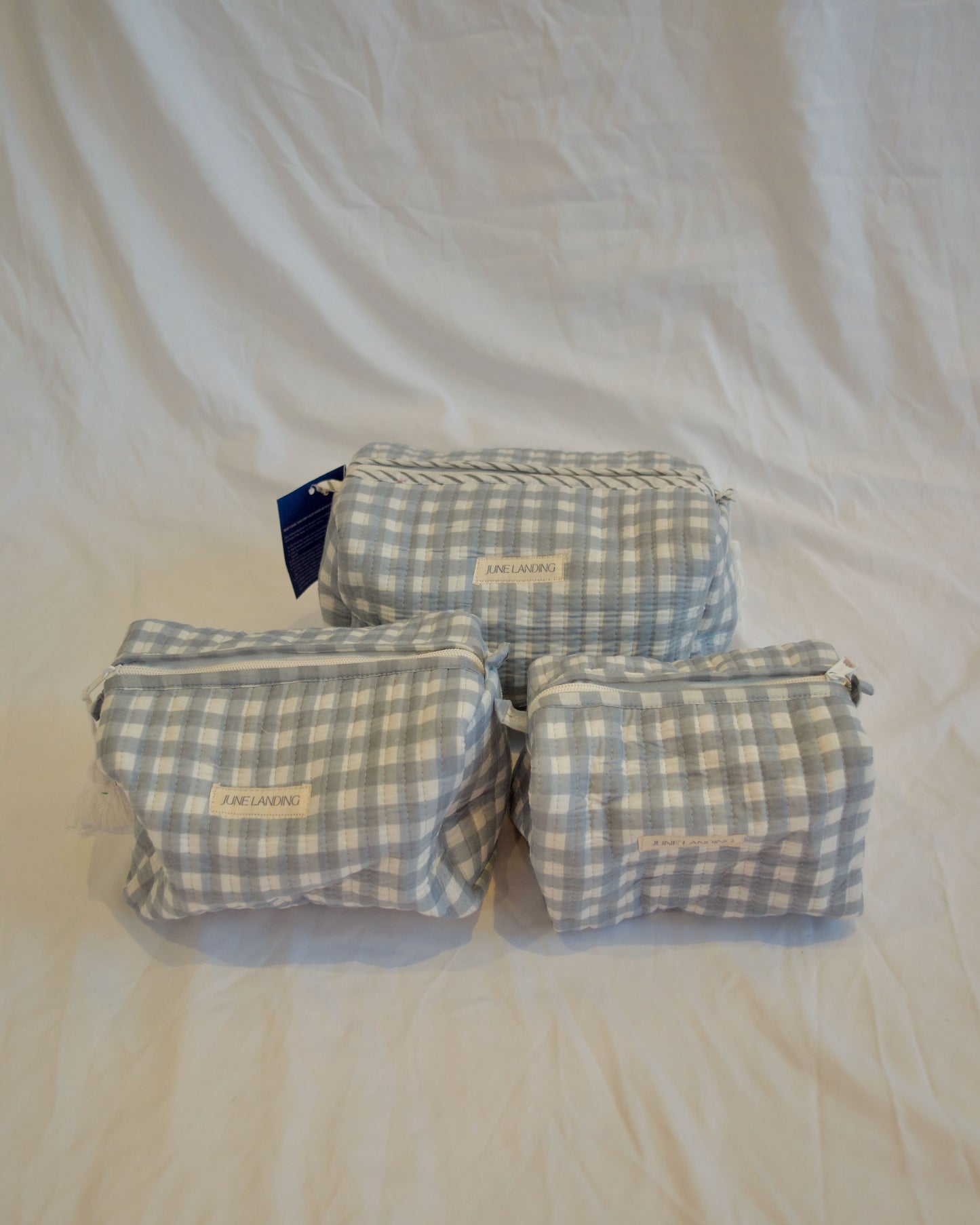 Alice Grey Makeup Bag Trio