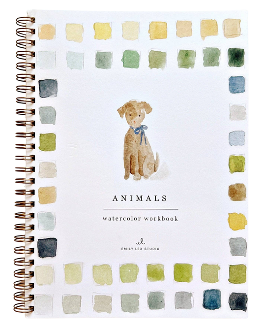 Emily Lex Studio Animals Watercolor Workbook