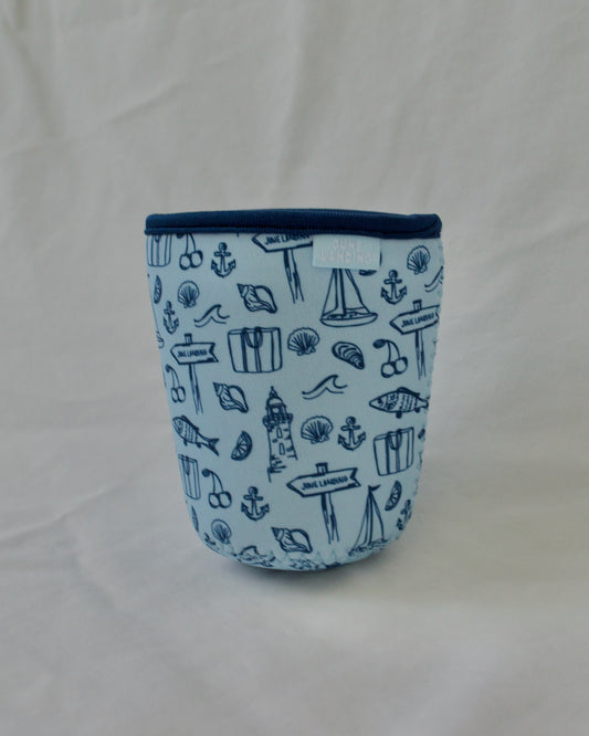 Light Blue Icon Sketch Coozie