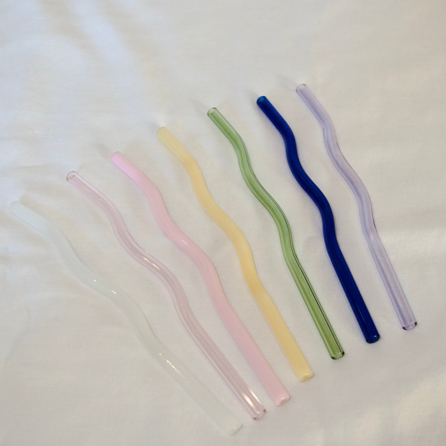 Wavy Glass Straw