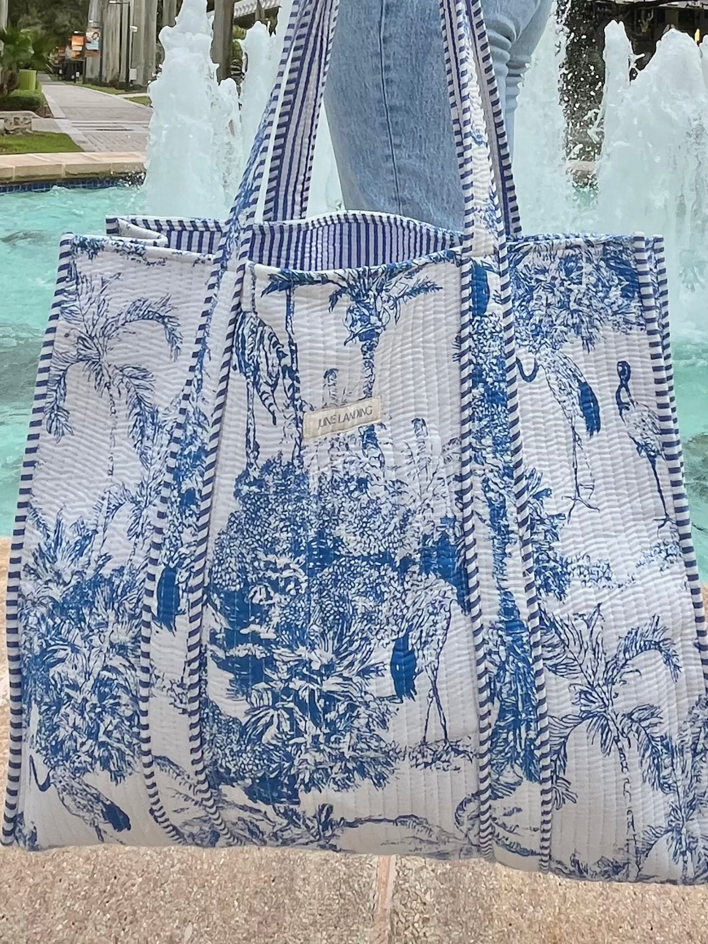 Antoinette Quilted Harbor Tote