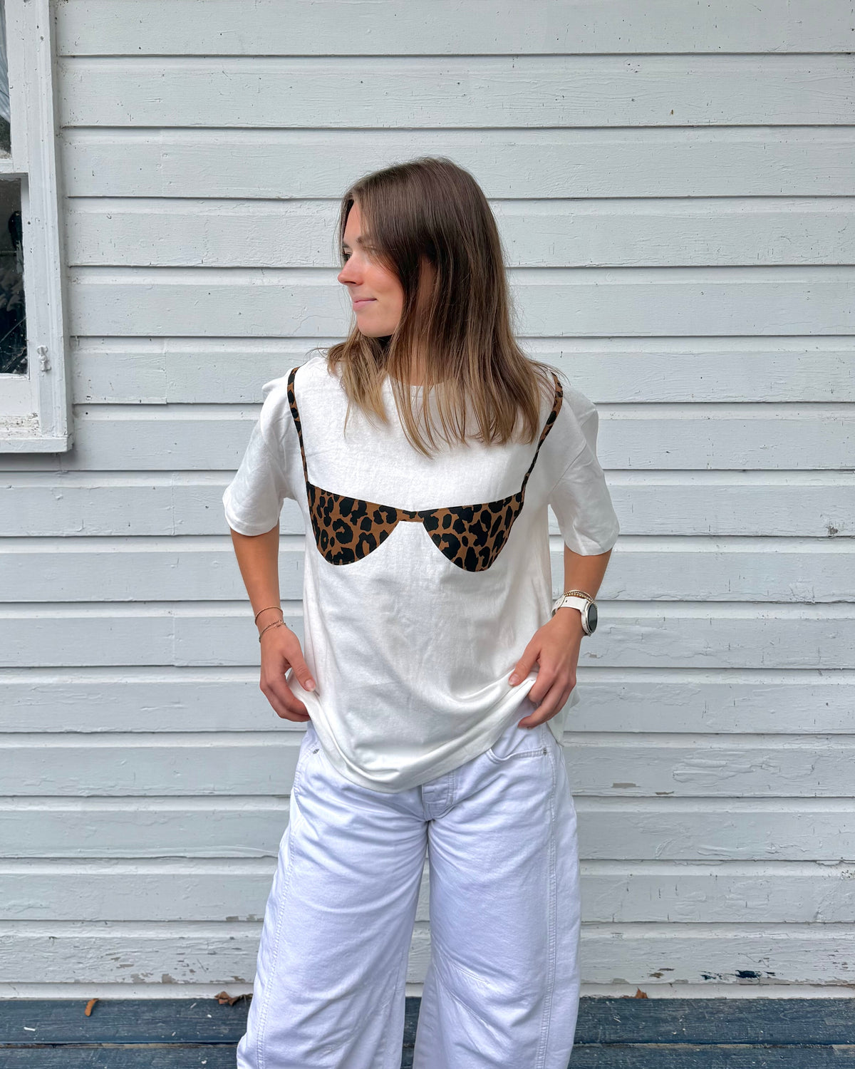 Leopard Bikini Tee