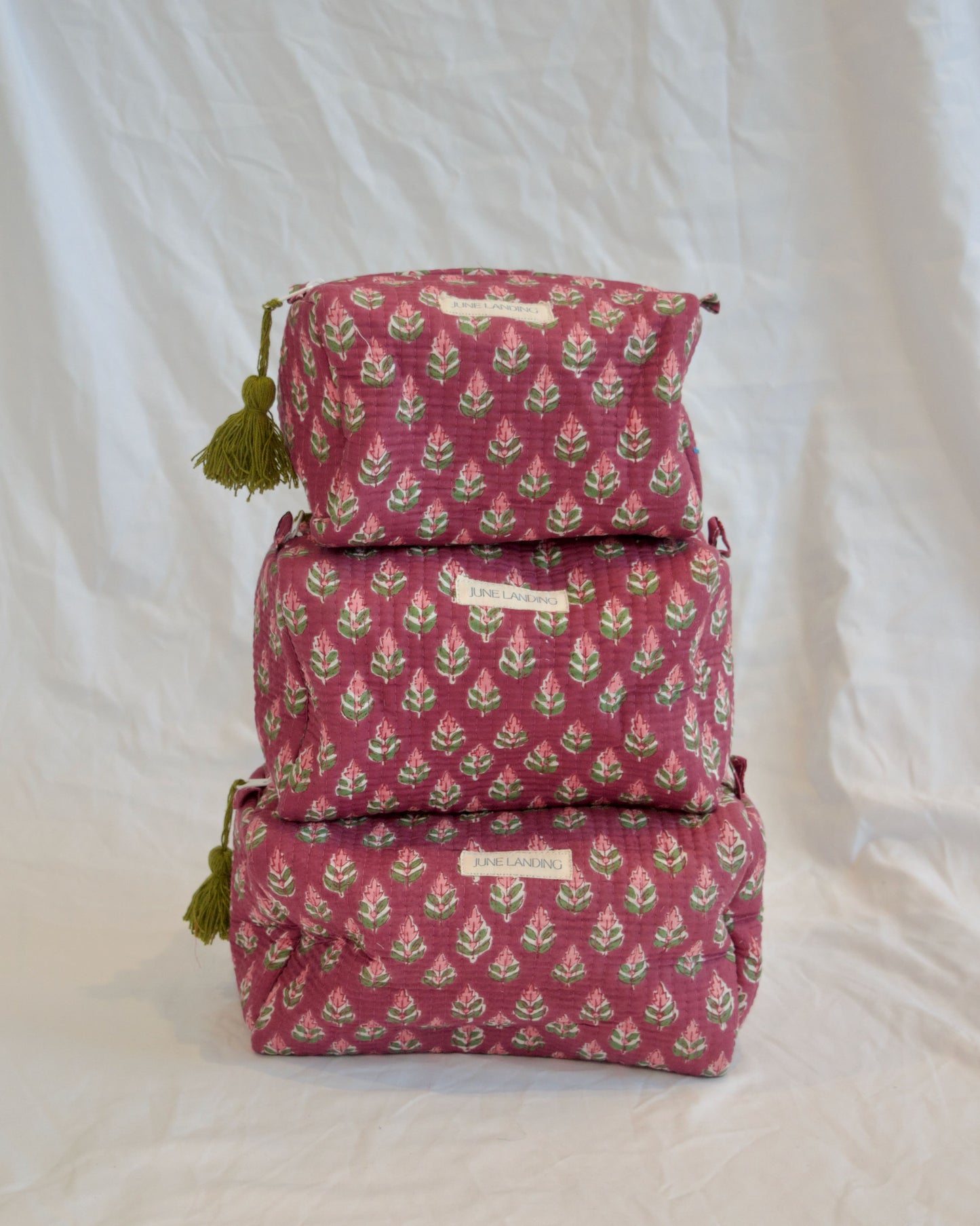 Monica Makeup Bag Trio