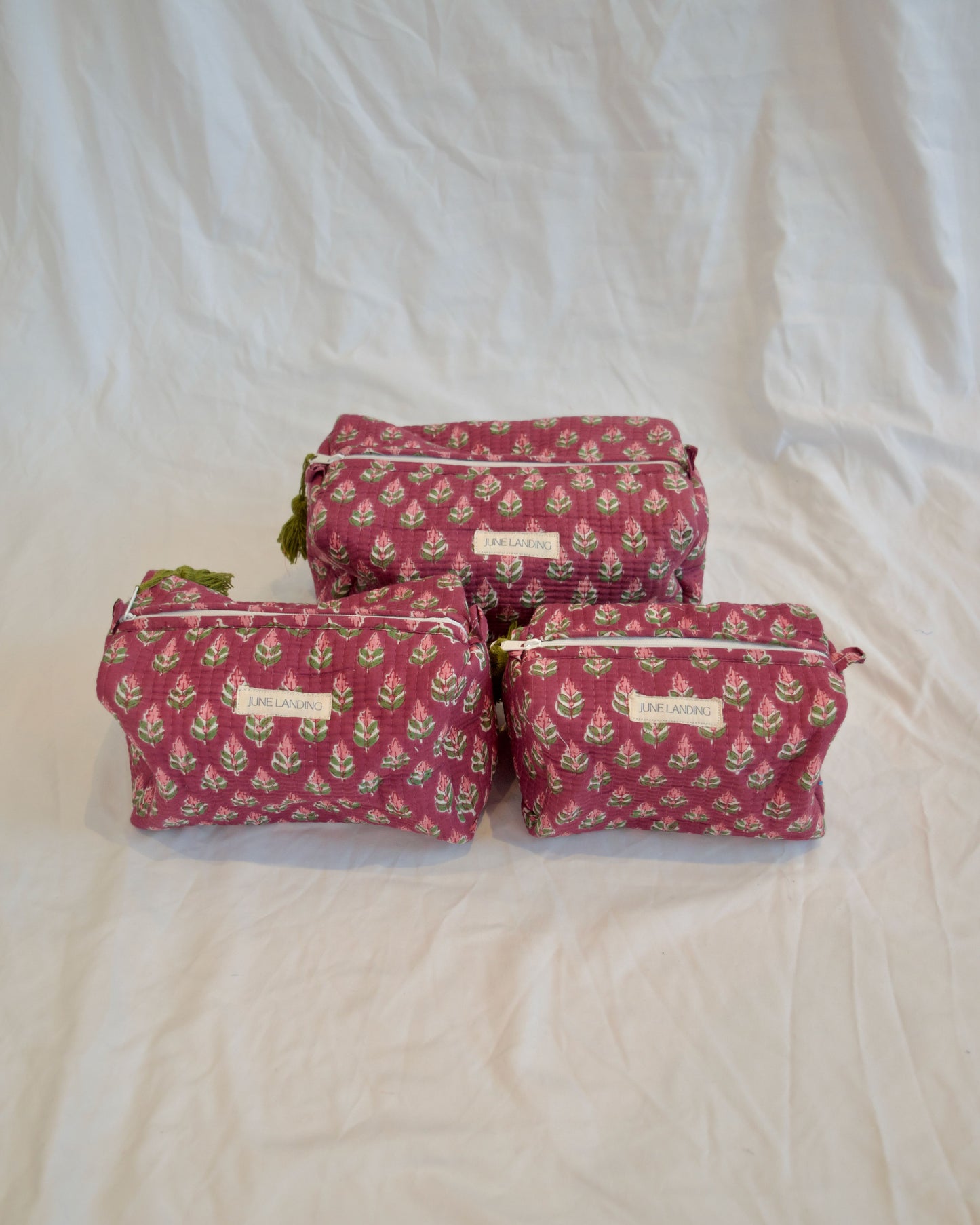 Monica Makeup Bag Trio