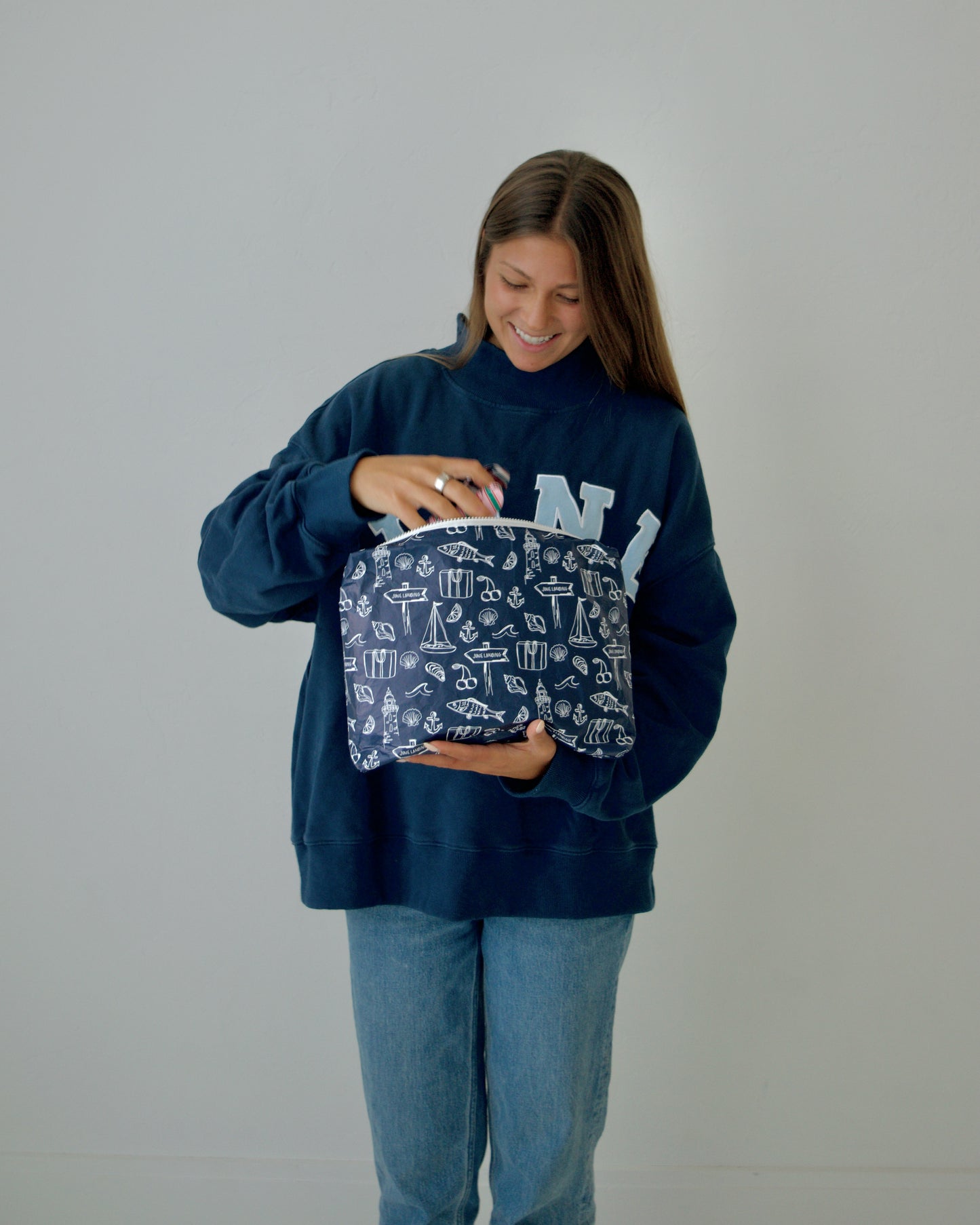 Navy Icon Sketch Essentials Pouch