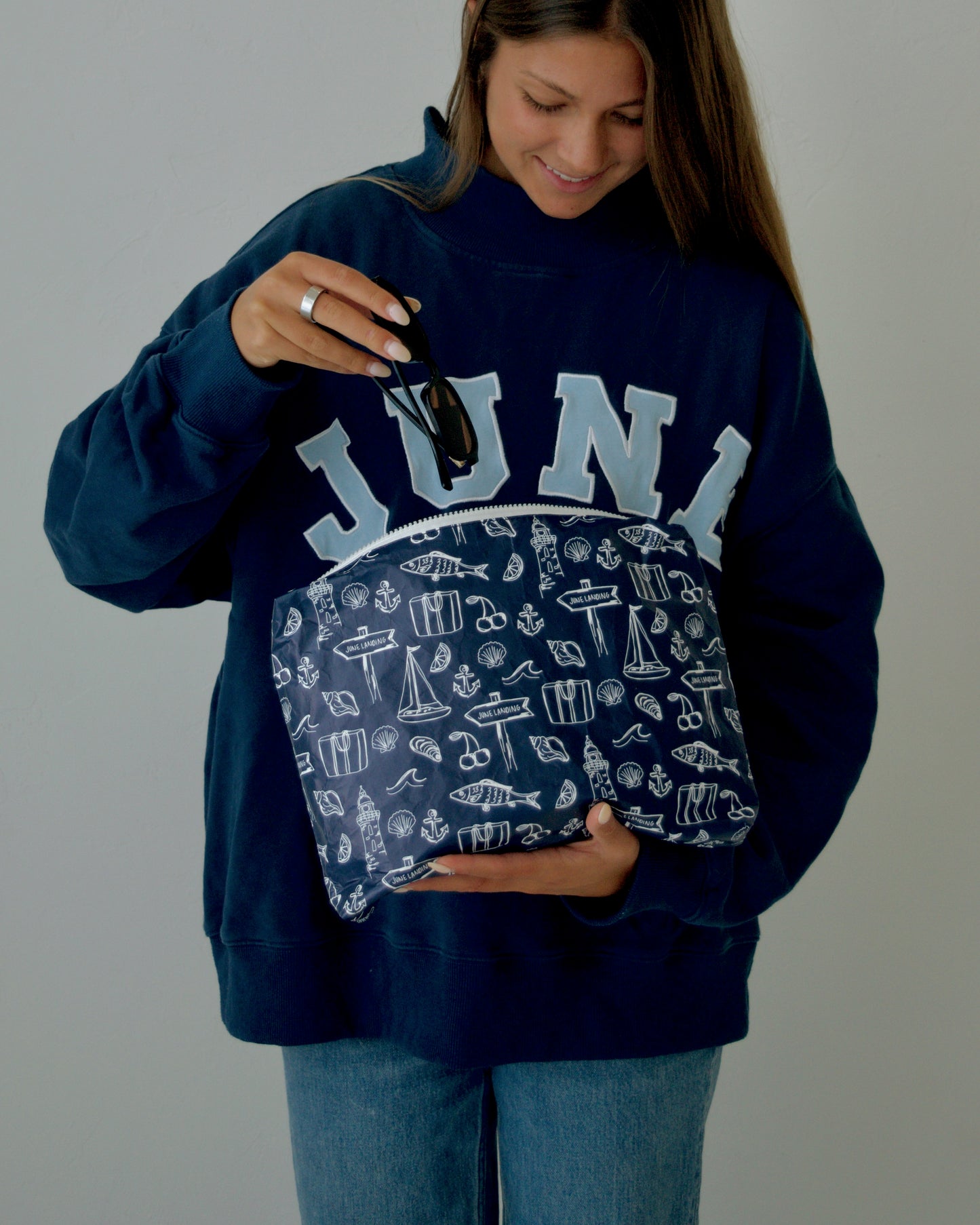 Navy Icon Sketch Essentials Pouch