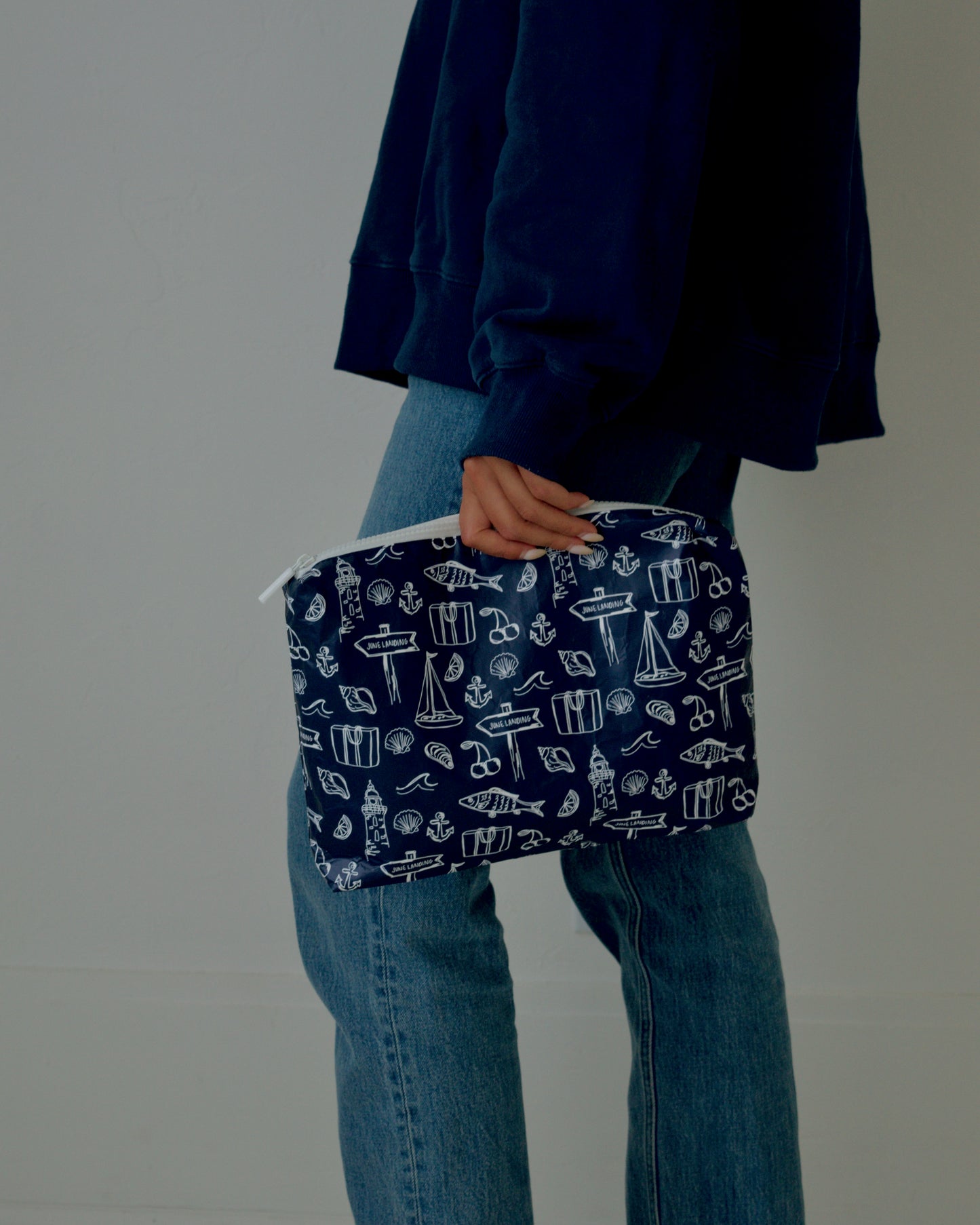 Navy Icon Sketch Essentials Pouch