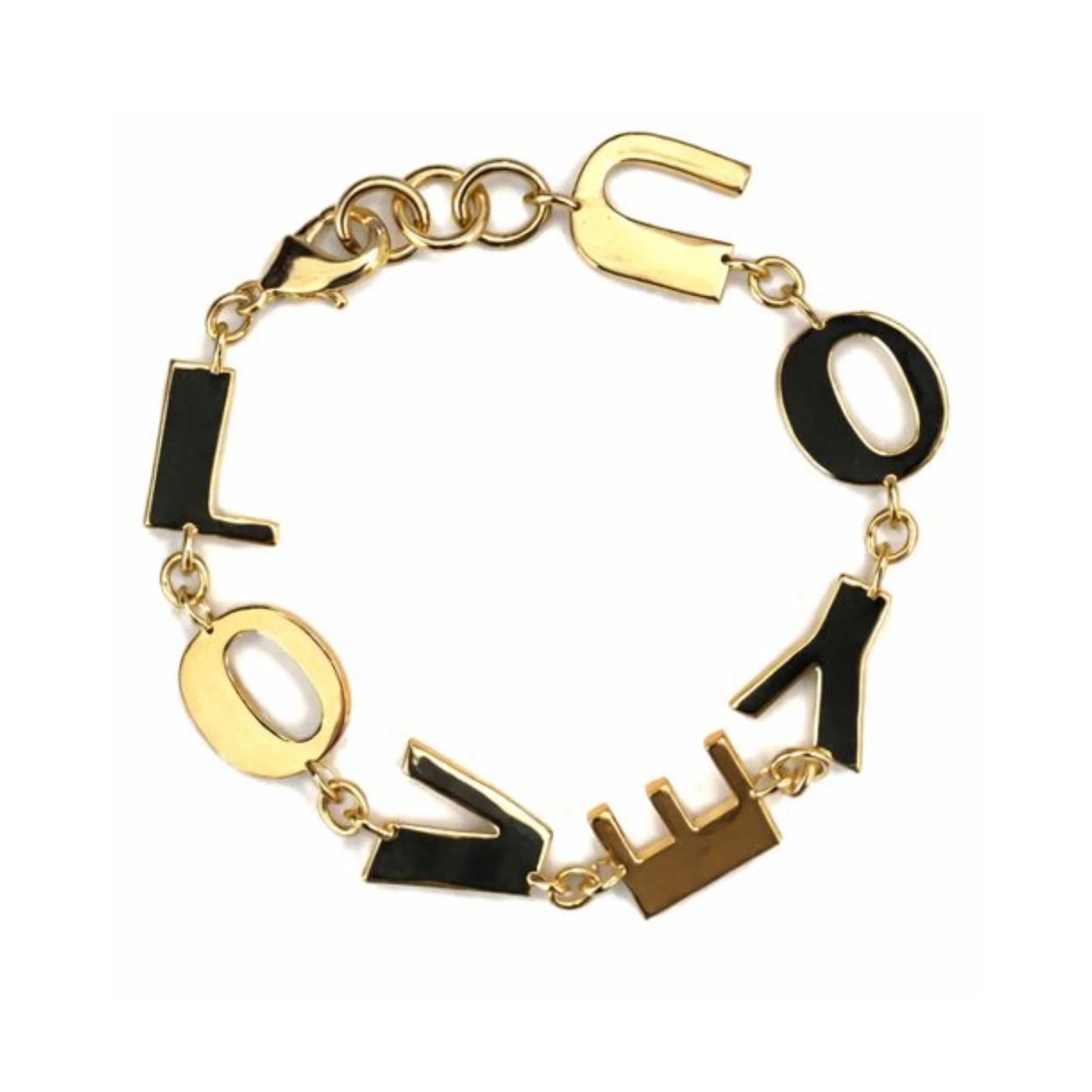 The LOVE YOU Letter Bracelet