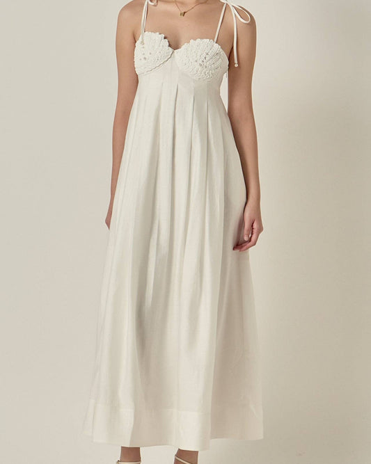 Pearl Seashell Maxi Dress