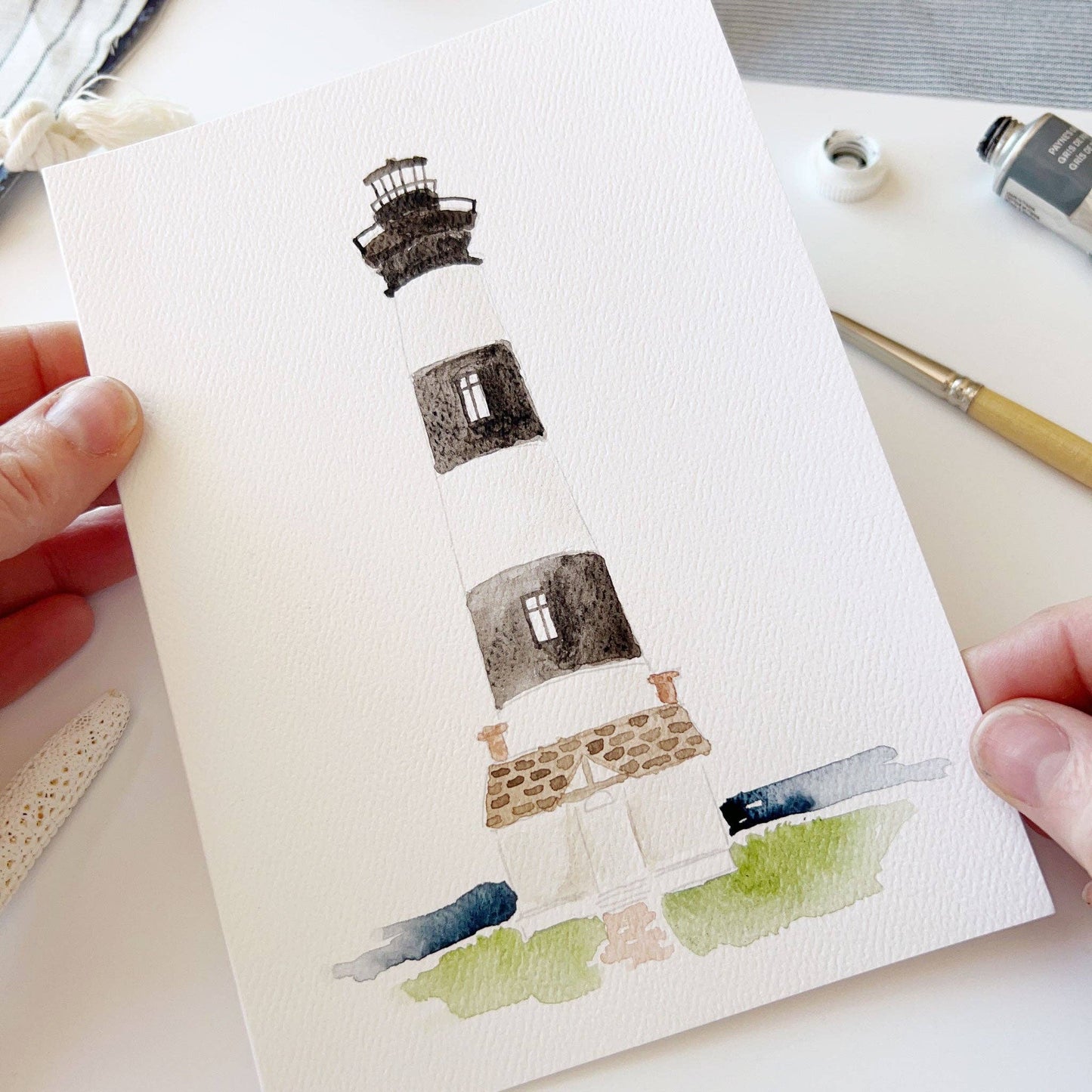 Emily Lex Studio Seaside Paintable Notecards