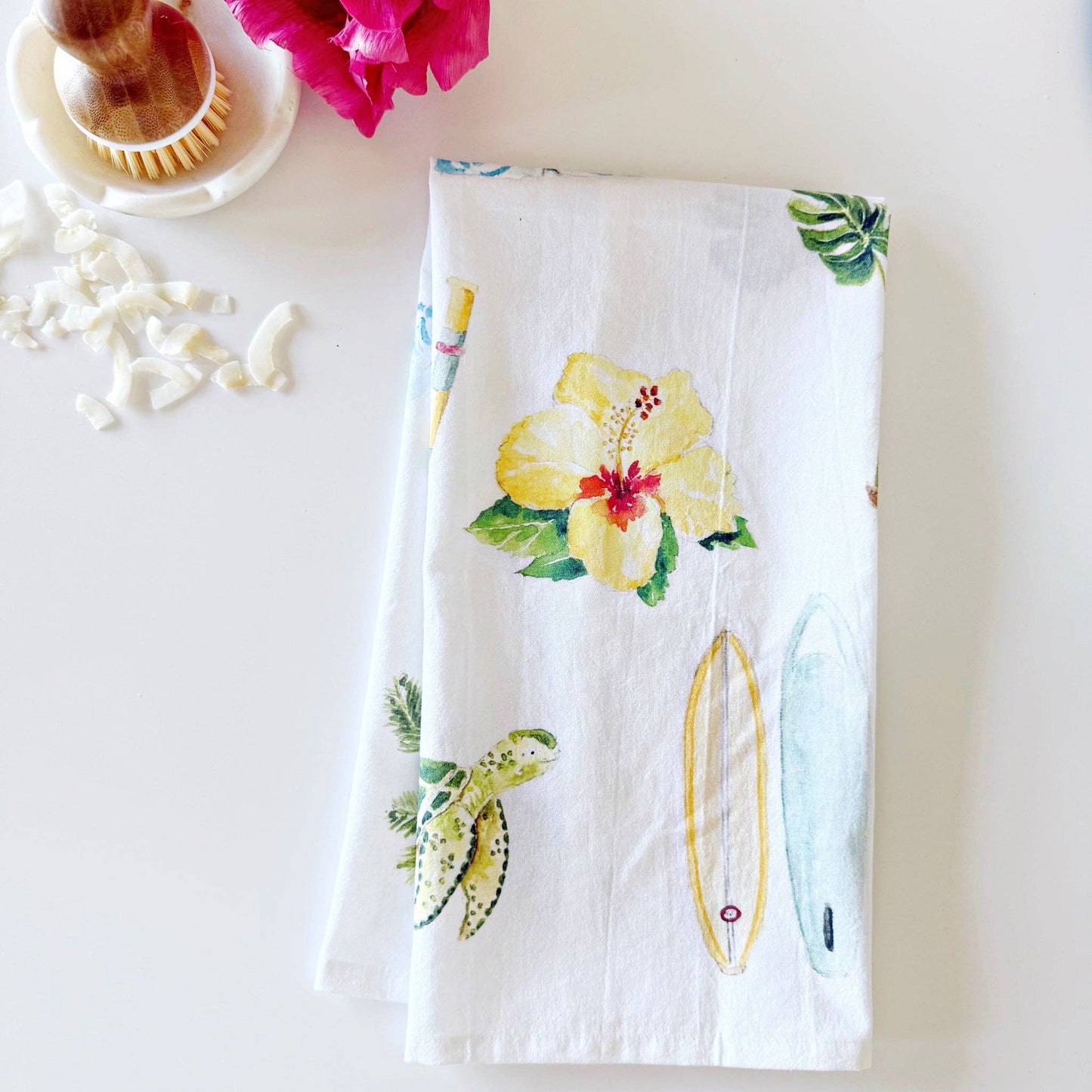 Emily Lex Studio Tropical tea towel