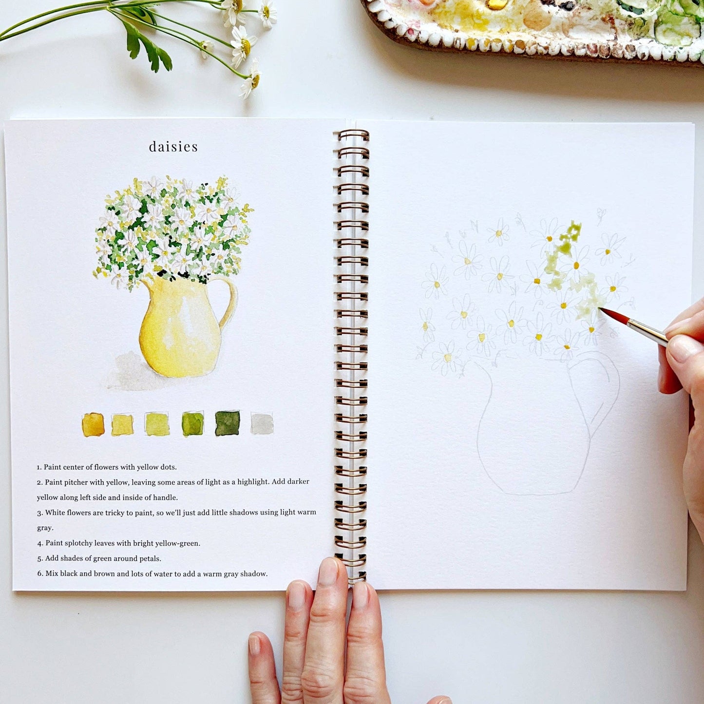 Emily Lex Studio Flowers Watercolor Workbook