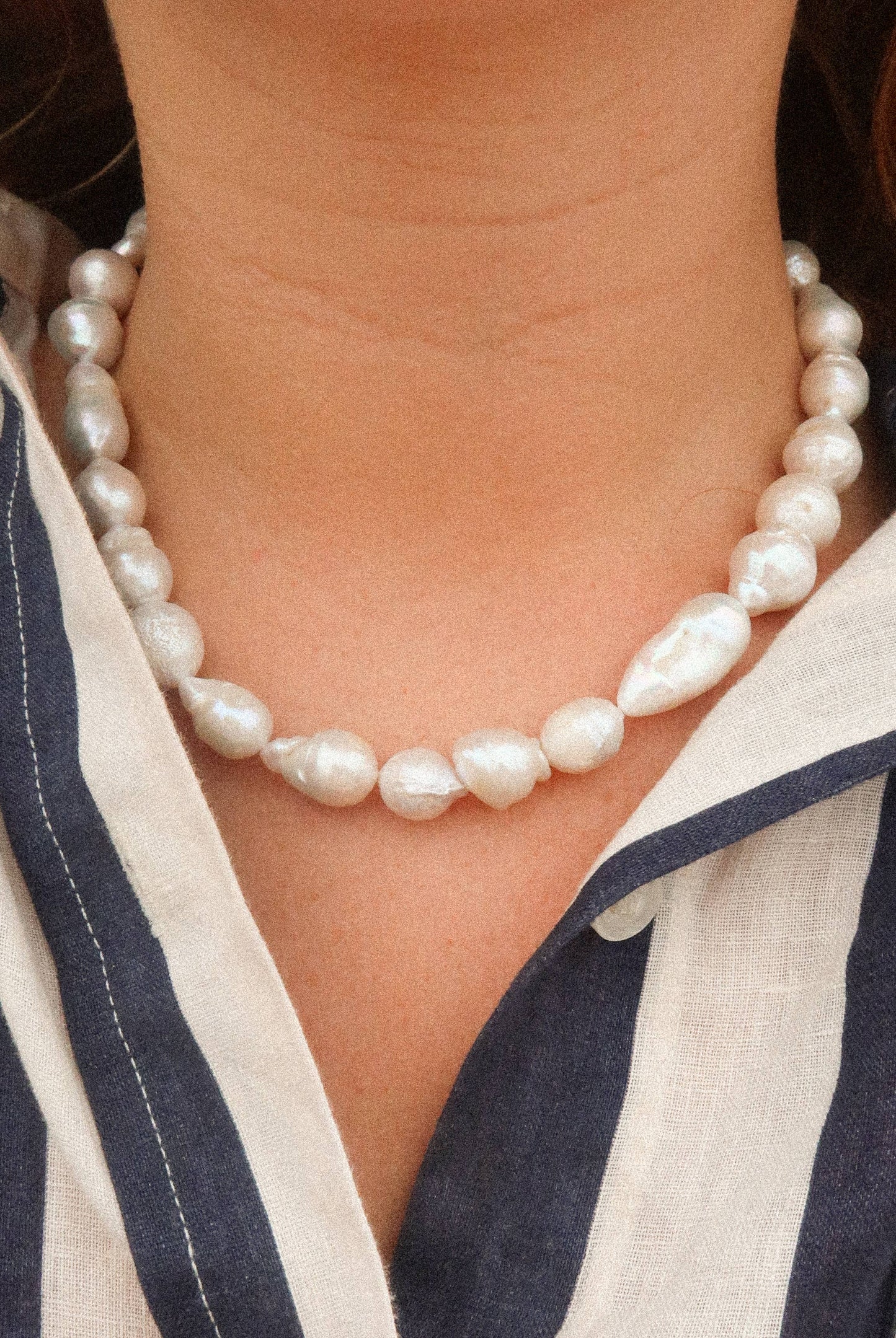 Chunky Pearl Necklace 