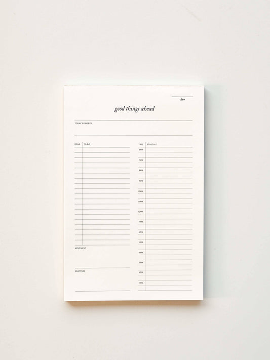 Good Things Ahead Daily Notepad