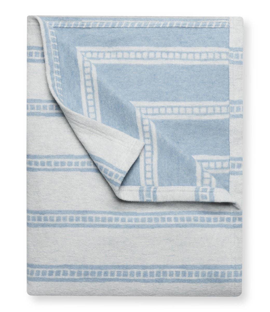 Fog Tile Stripe Lightweight ChappyWrap Blanket