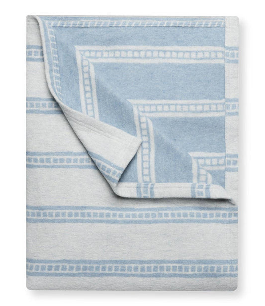 Fog Tile Stripe Lightweight ChappyWrap Blanket