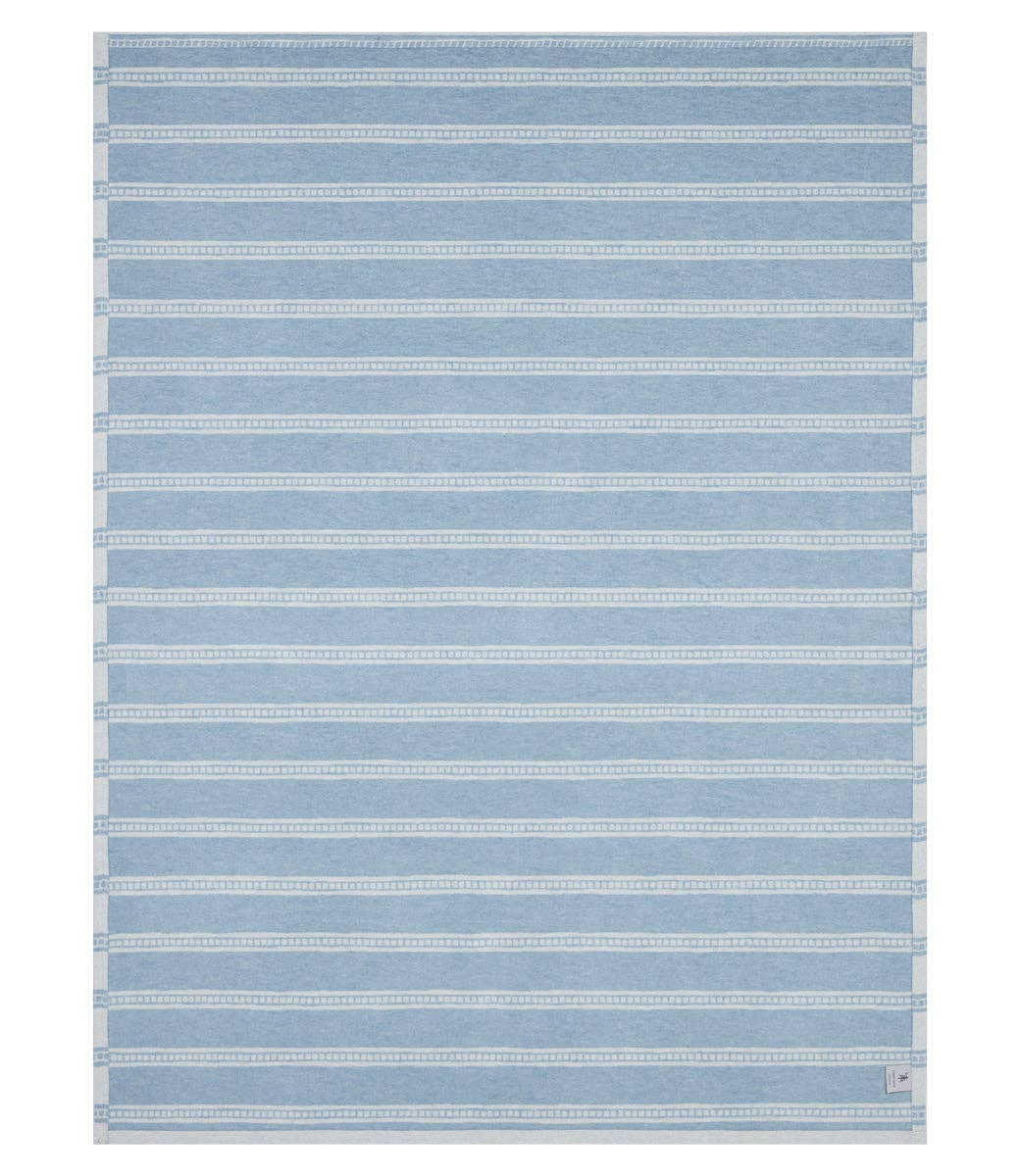 Fog Tile Stripe Lightweight ChappyWrap Blanket