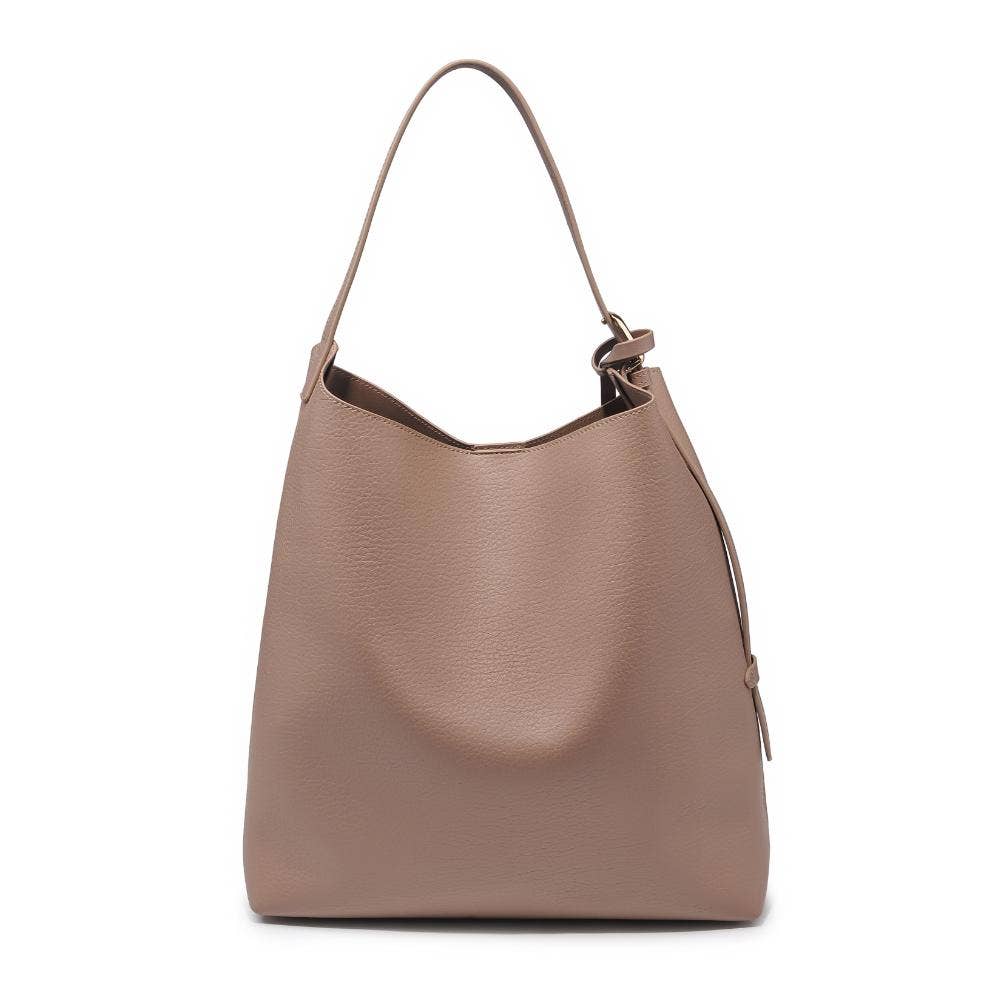 The Daily Hobo Tote in Taupe