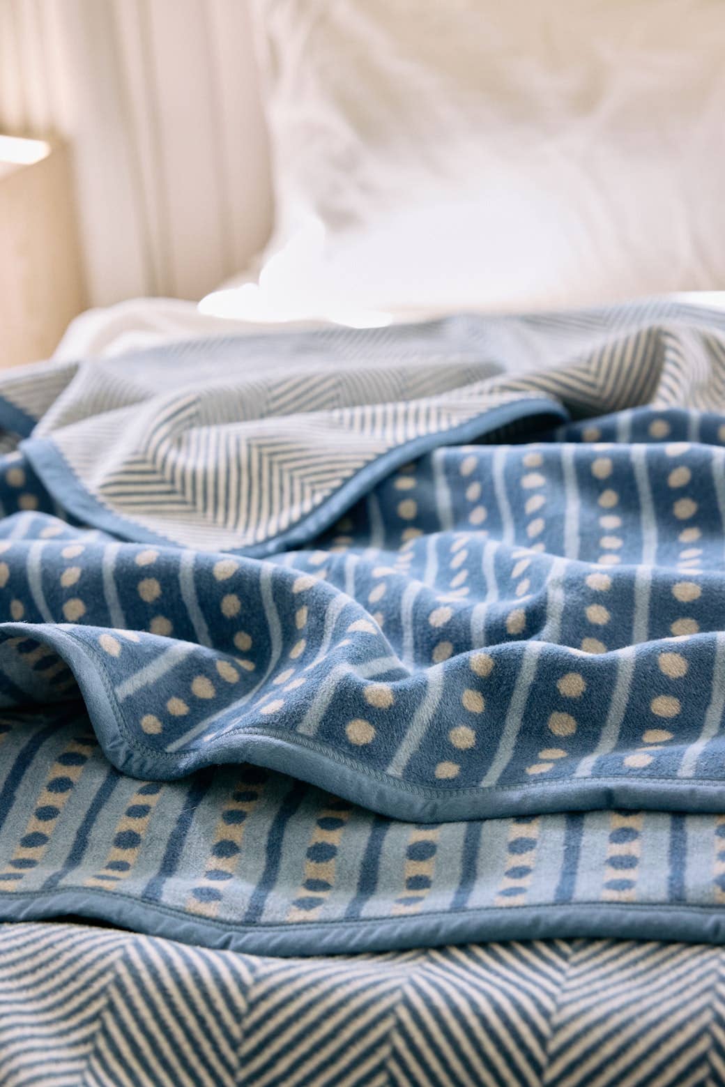 Beach Pebble Cornflower ChappyWrap Blanket