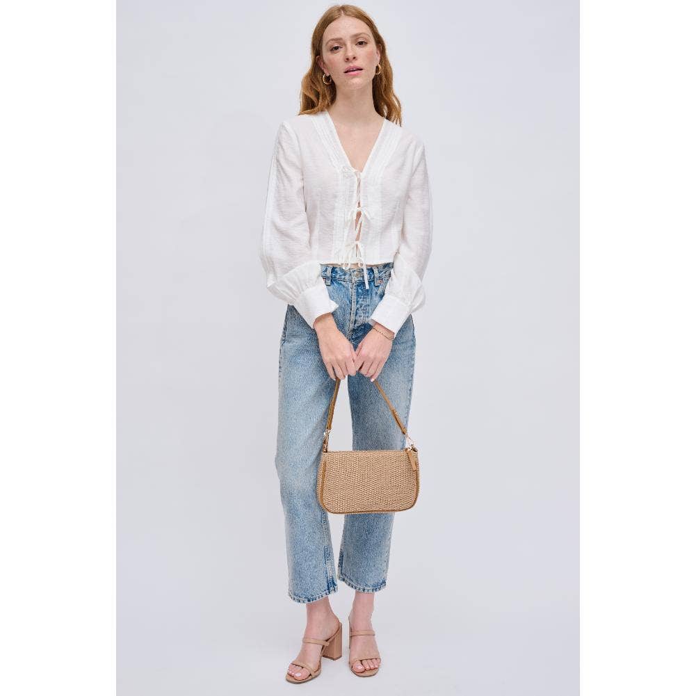 Summer Days Woven Shoulder Bag