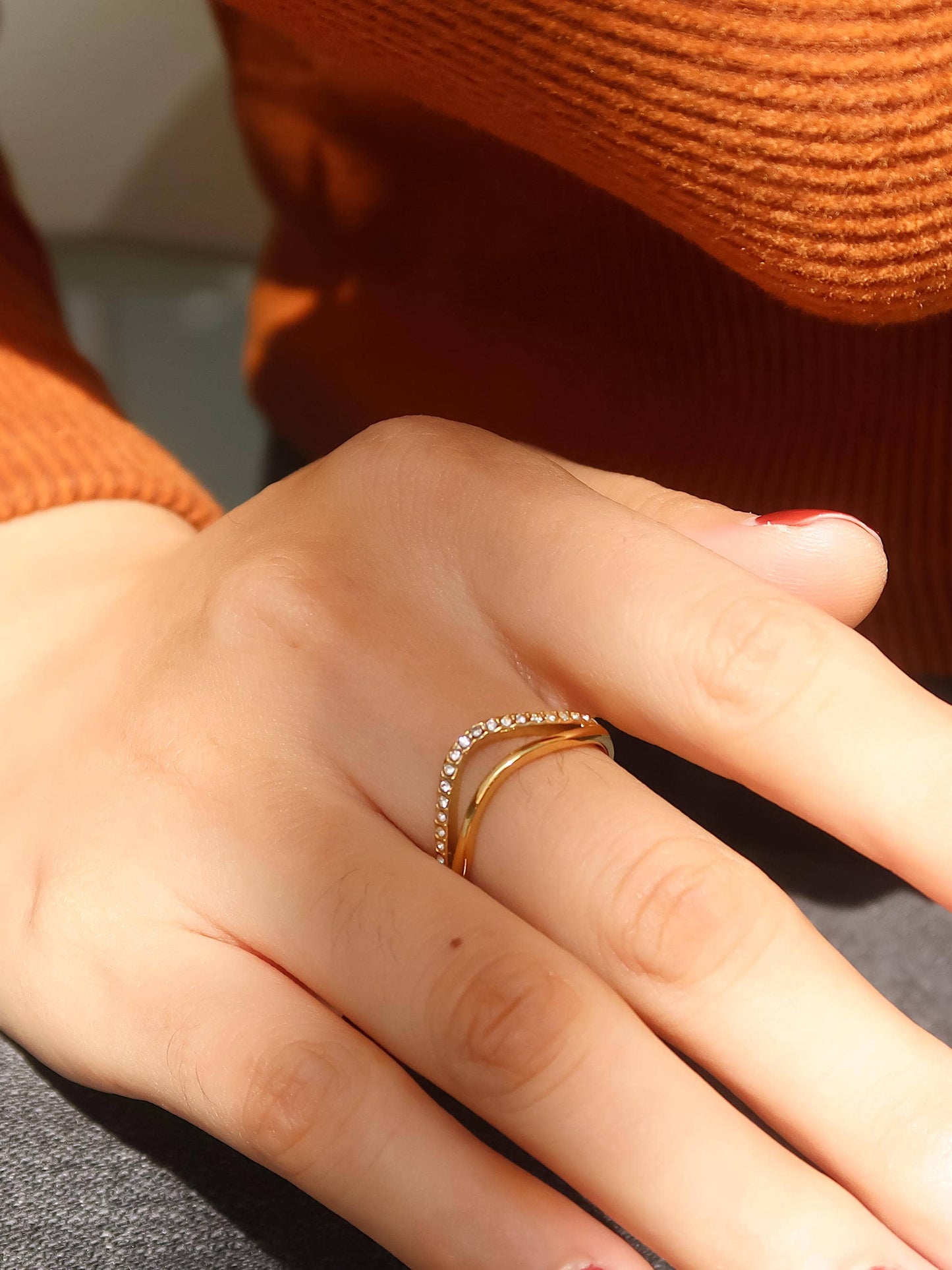 Meara Dainty Layered Ring