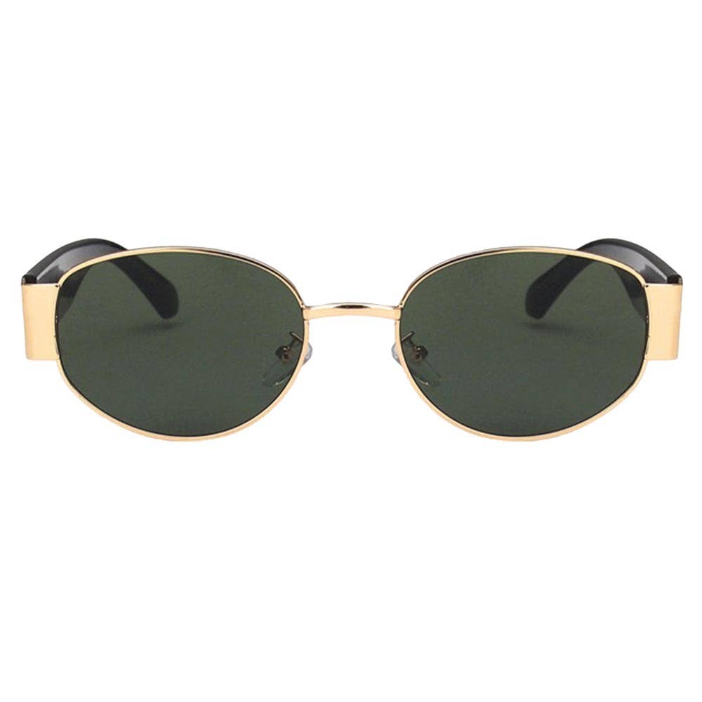 Elliott Polarized Sunglasses - Black/Gold