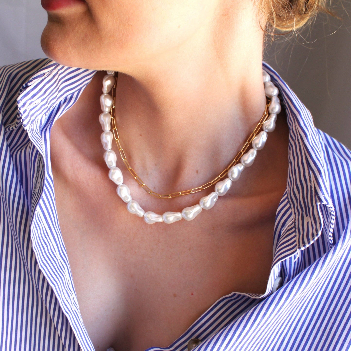 Baroque Pearl Necklace