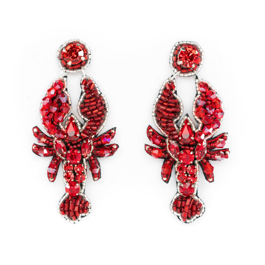 Handmade Lobster Earrings