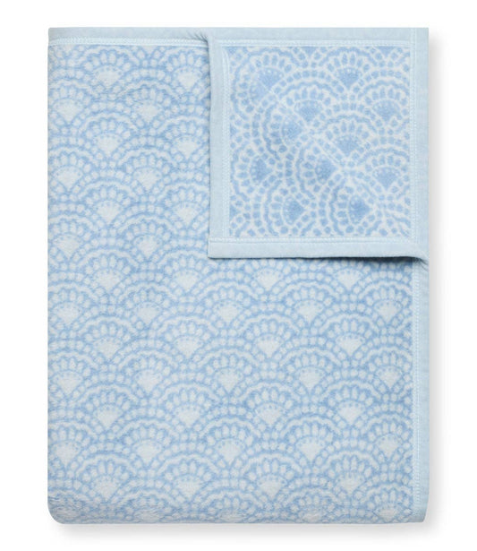 Seaside Scallops Fog ChappyWrap Blanket