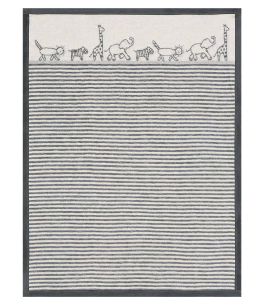 Jungle Walk Grey Mini ChappyWrap Blanket