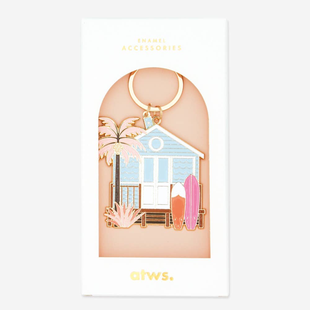 Beach House Keychain